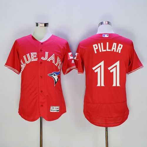 Toronto Blue Jays #11 Kevin Pillar Red 2016 Flexbase Collection Canada Day Stitched Jersey,We sell and wholesale Toronto Blue Jays #11 Kevin Pillar Red 2016 Flexbase Collection Canada Day Stitched Jersey on line form chian!